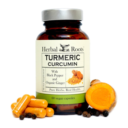 Herbal Roots Organic Turmeric Curcumin Capsules
