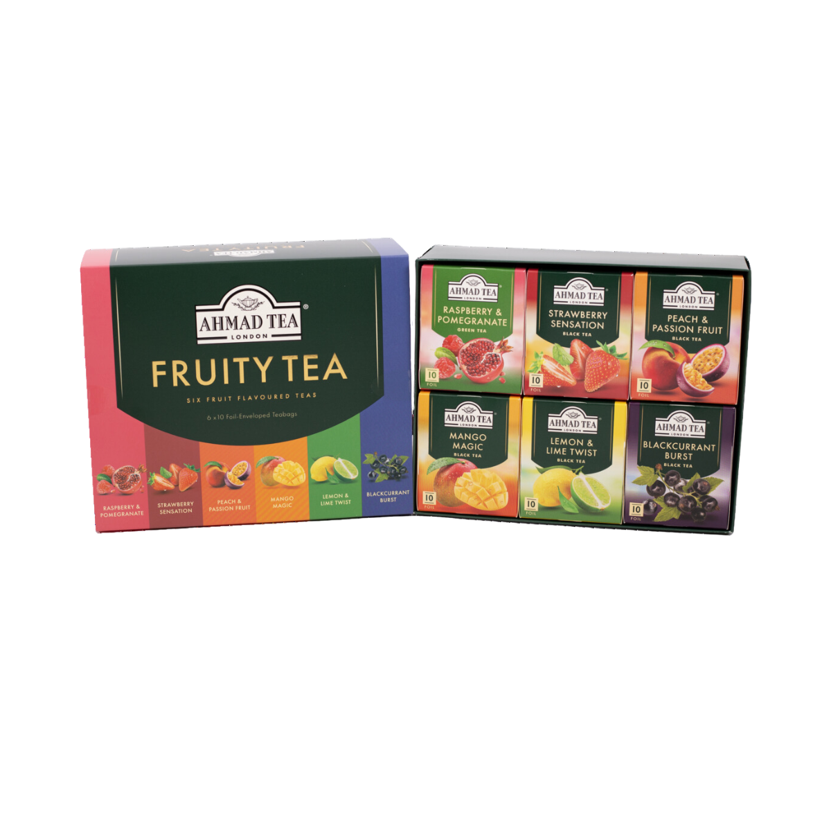Fruitytea Selection Pack - 60 Tea Bags - Gift Box