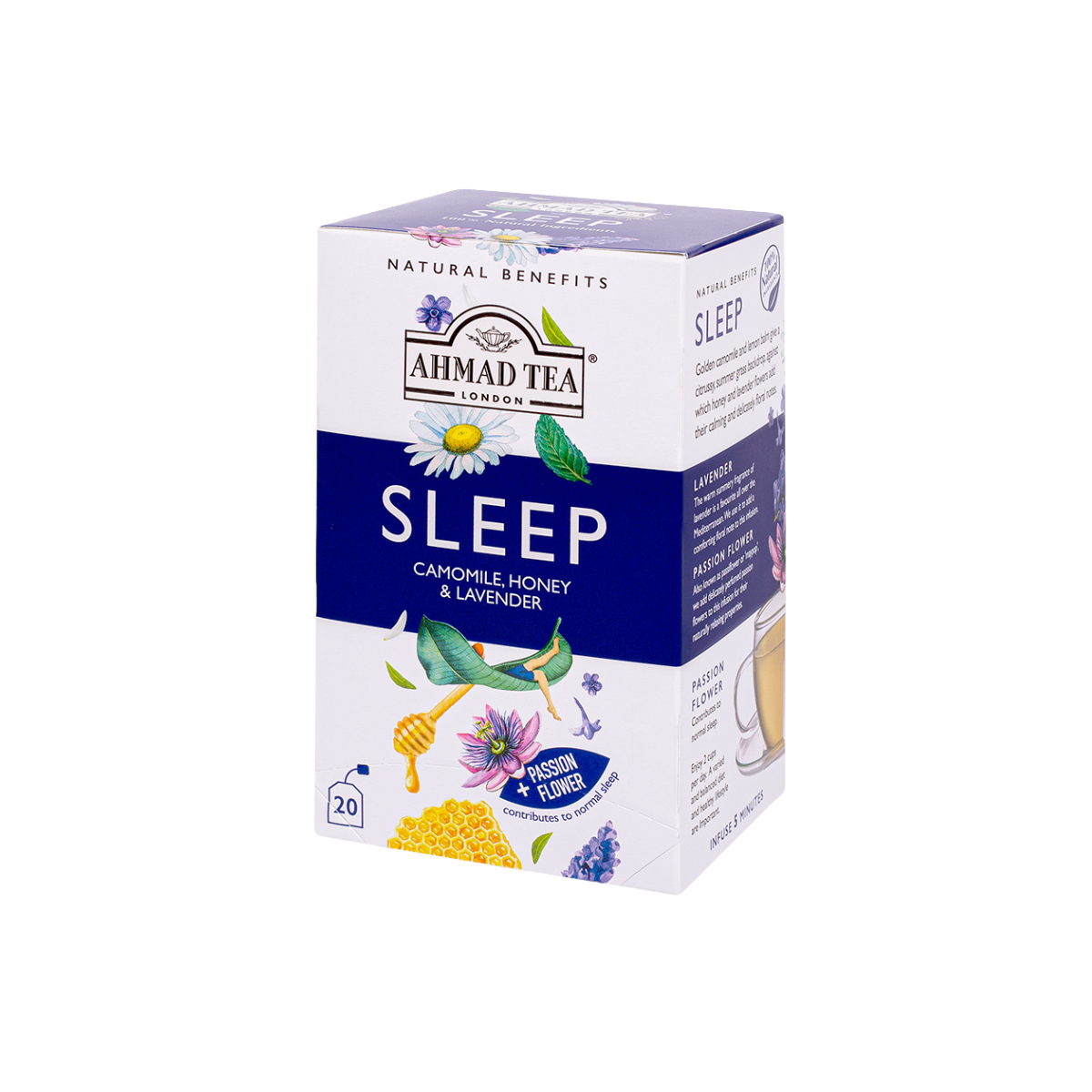 Box of 20 tea bags - Herbal tea - Passion Flower - Sleep