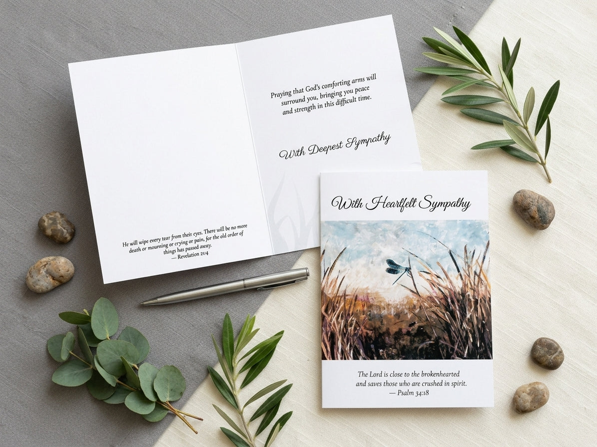 Faith & Healing Greeting Cards – 4‑Pack Scripture‑Inspired Designs ...