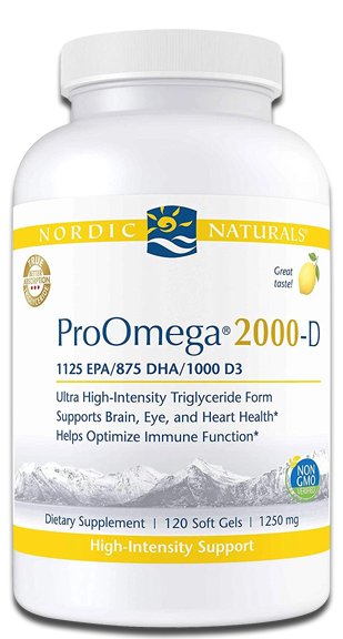 ProOmega® 2000-D - 120 Soft Gels-Lemon - Reasonable Remedies